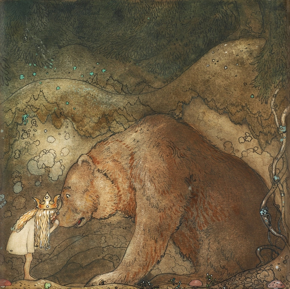 Poor Little Bear - by John Bauer