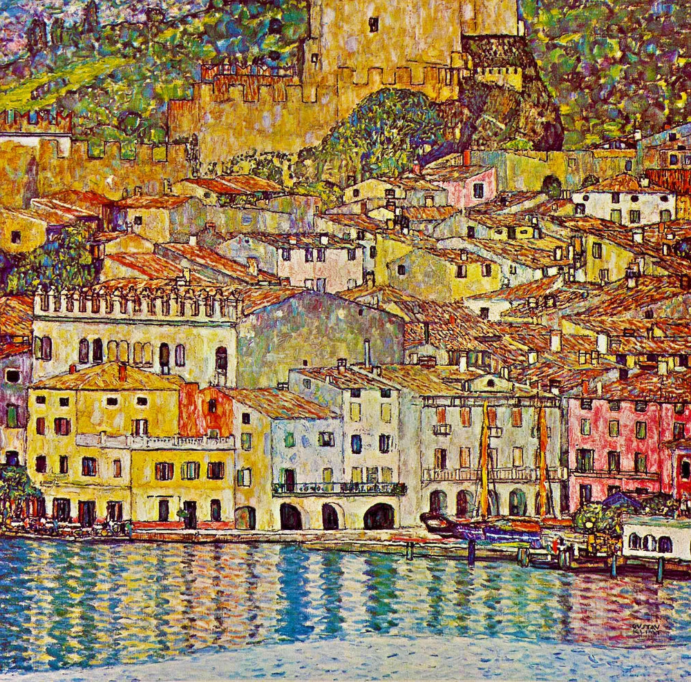 Malcesine on Lake Garda - by Gustav Klimt