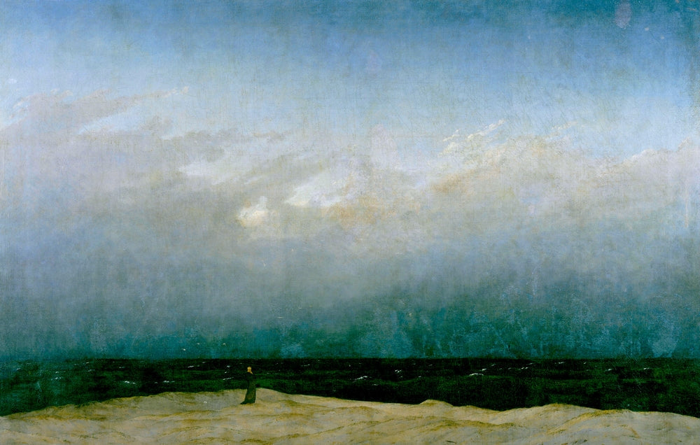 The Monk By The Sea - by Caspar David Friedrich