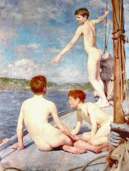 The Bathers - by Henry Scott Tuke