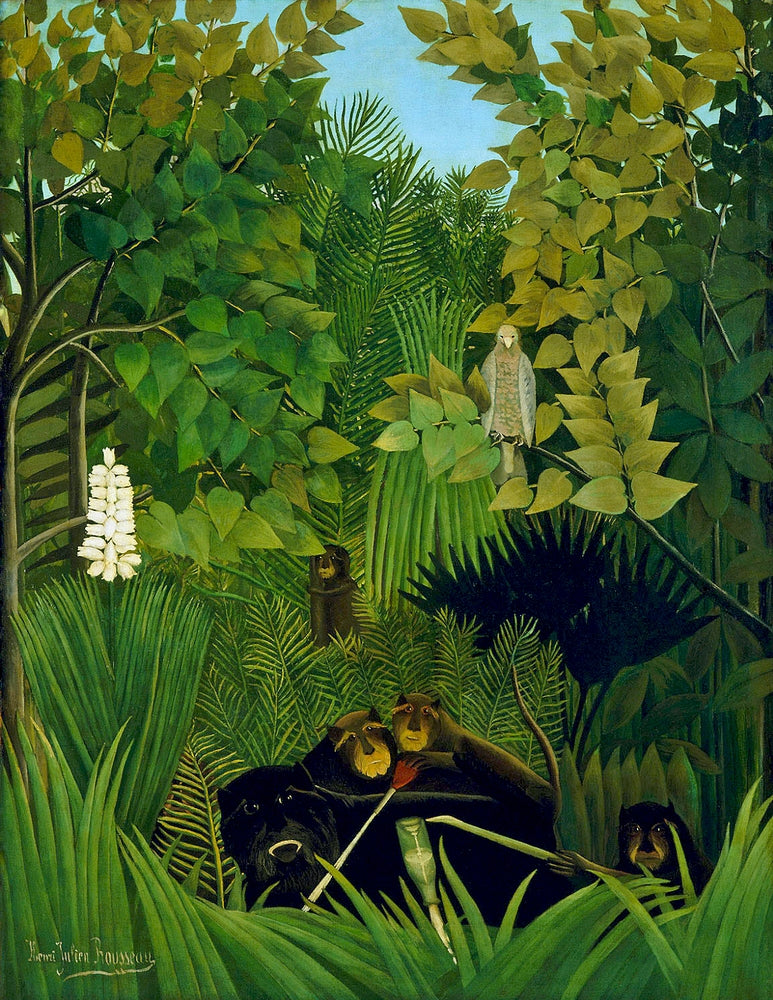 The Merry Jesters - by Henri Rousseau