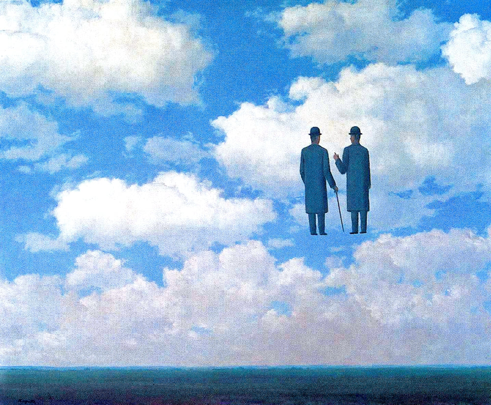 The Infinite Recognition - by Rene Magritte