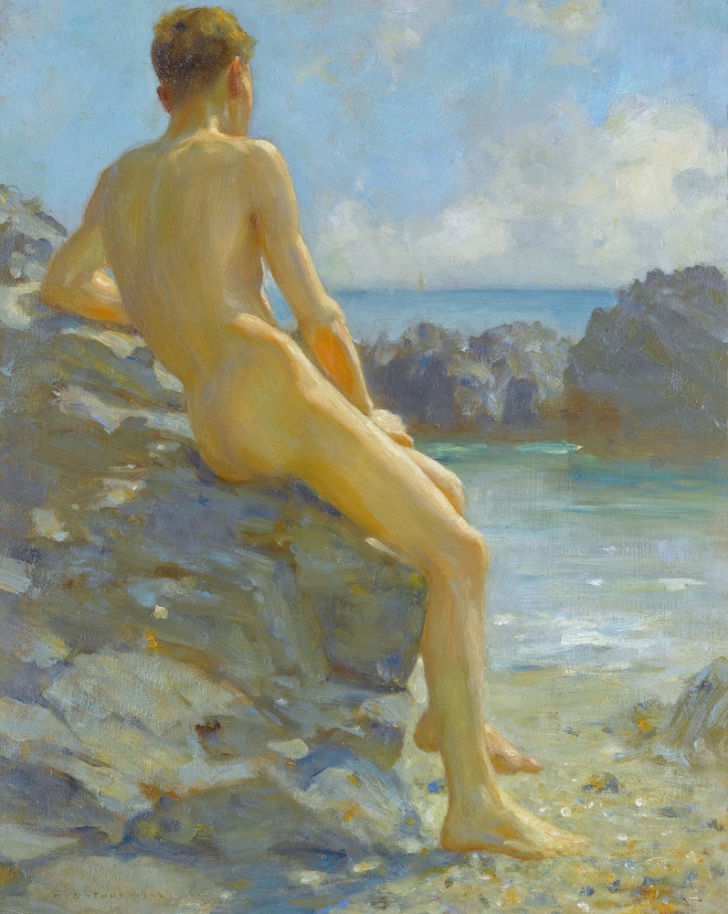 The Bather - by Henry Scott Tuke