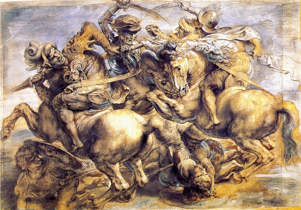 The Battle of Anghiari - by Leonardo da Vinci